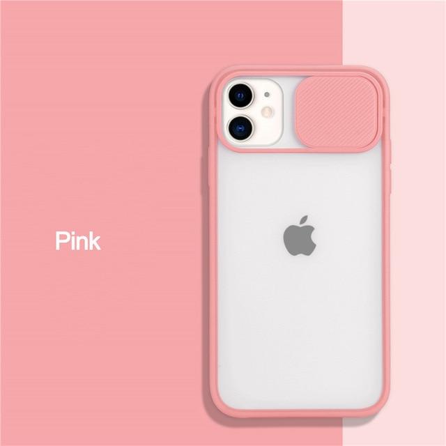 Camera Lens Protection Matte Silicone iPhone Case