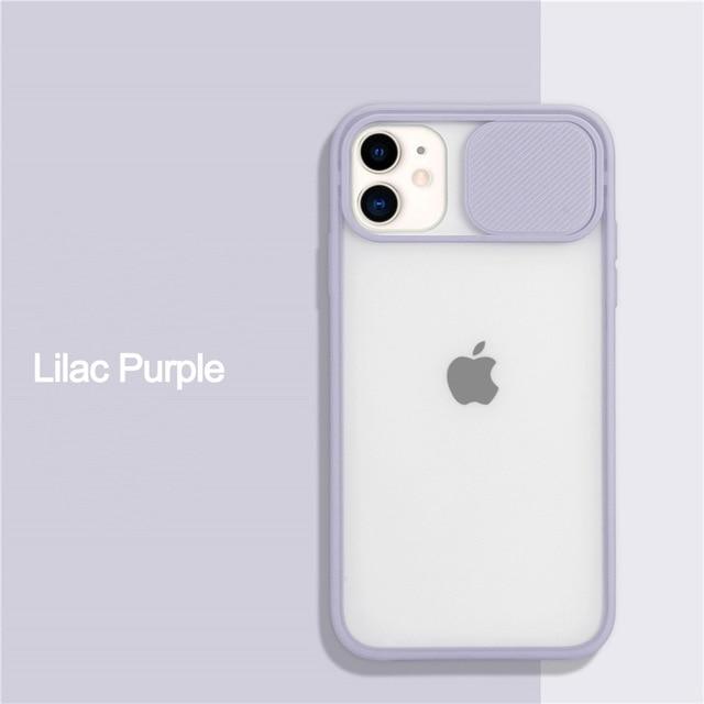 Camera Lens Protection Matte Silicone iPhone Case