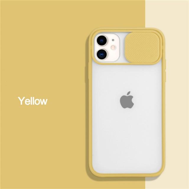 Camera Lens Protection Matte Silicone iPhone Case