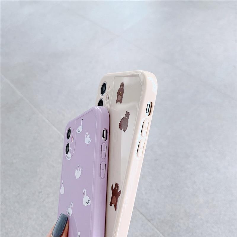 Cute Cartoon Animals Protective iPhone Case