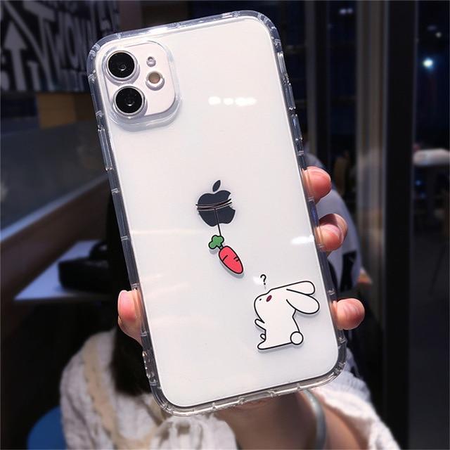 Cute Cat Painting Full Body Protective iPhone Case