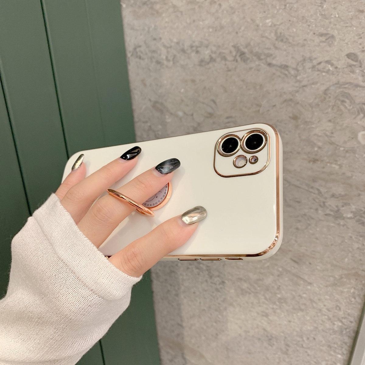 Ring Grip Holder Full Body Protective iPhone Case Apple