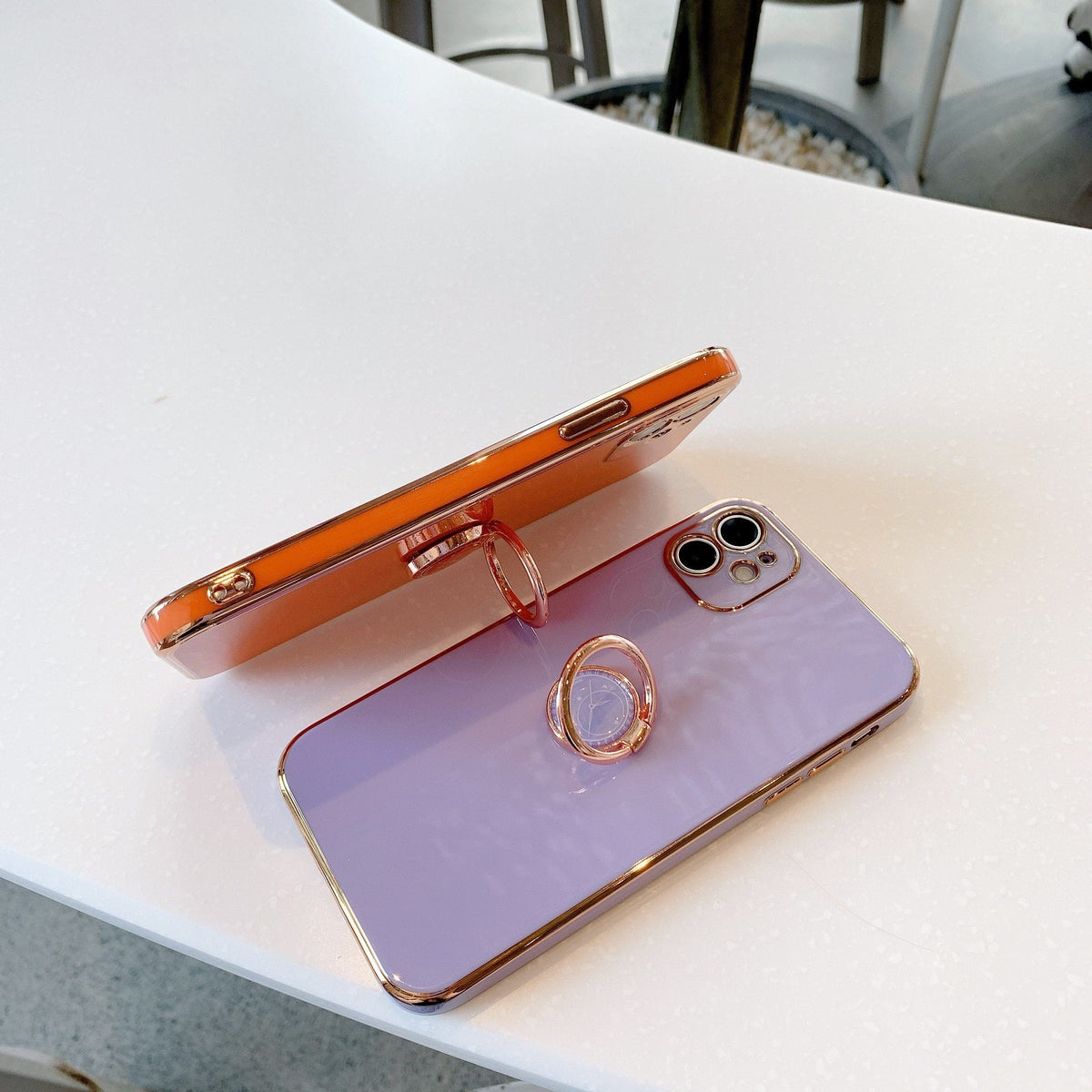 Ring Grip Holder Full Body Protective iPhone Case Apple