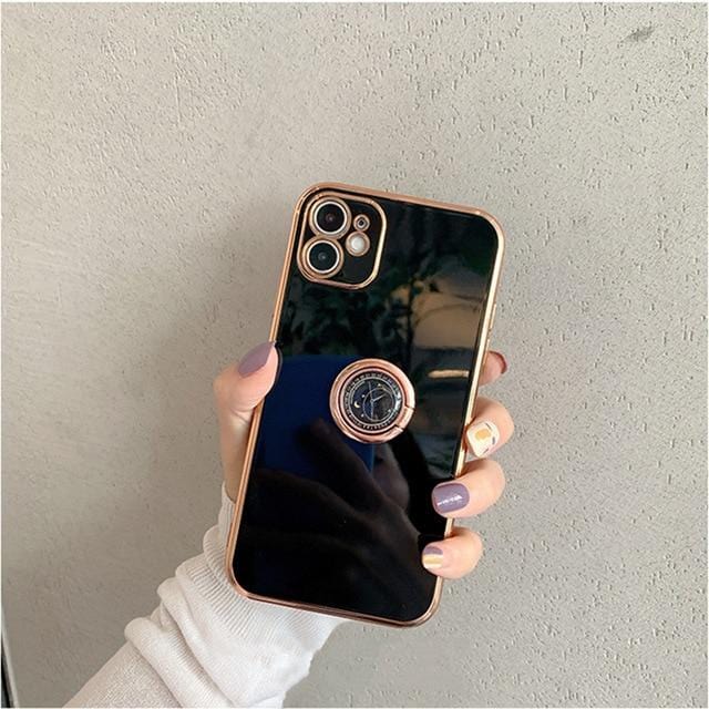 Ring Grip Holder Full Body Protective iPhone Case Apple