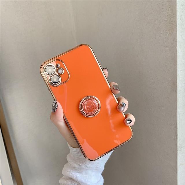 Ring Grip Holder Full Body Protective iPhone Case Apple