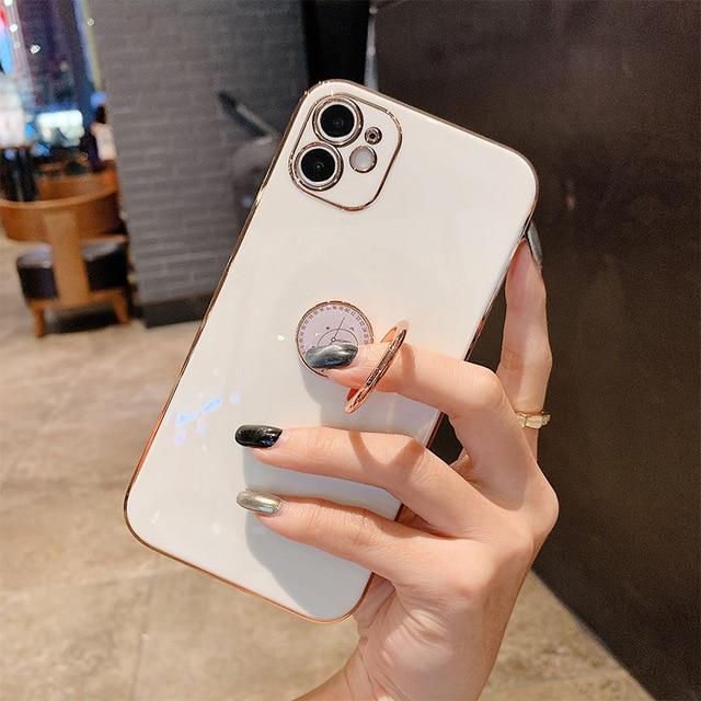 Ring Grip Holder Full Body Protective iPhone Case Apple