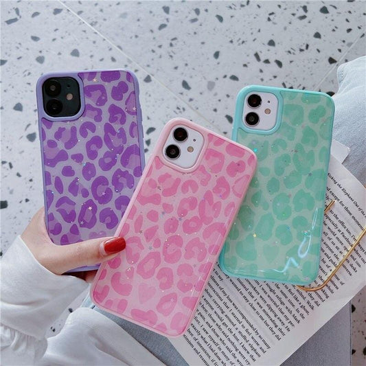 Leopard Print Protective iPhone Case Apple