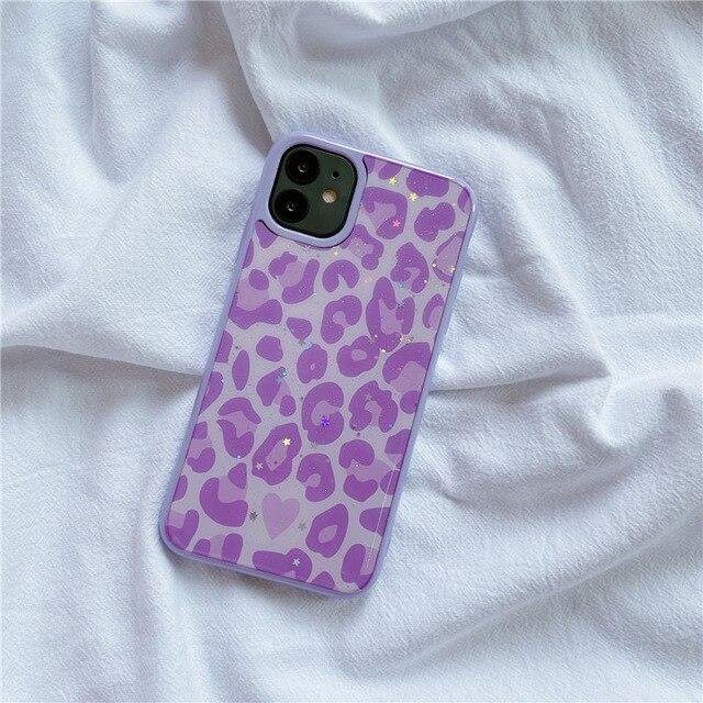 Leopard Print Protective iPhone Case Apple