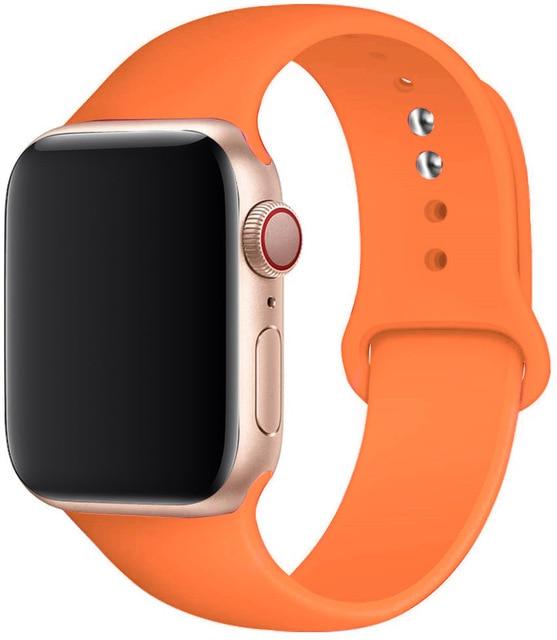 Silicone Strap Apple Watch Bands Compatible with Series 1-6 and SE