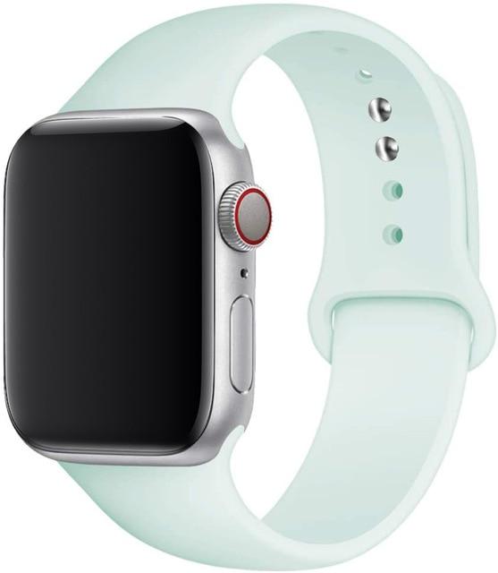 Silicone Strap Apple Watch Bands Compatible with Series 1-6 and SE