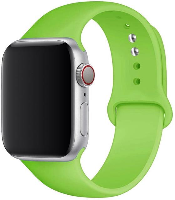 Silicone Strap Apple Watch Bands Compatible with Series 1-6 and SE