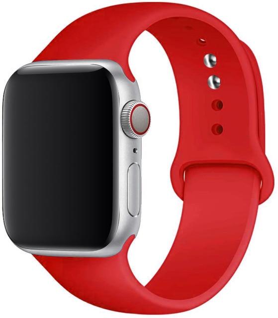 Silicone Strap Apple Watch Bands Compatible with Series 1-6 and SE
