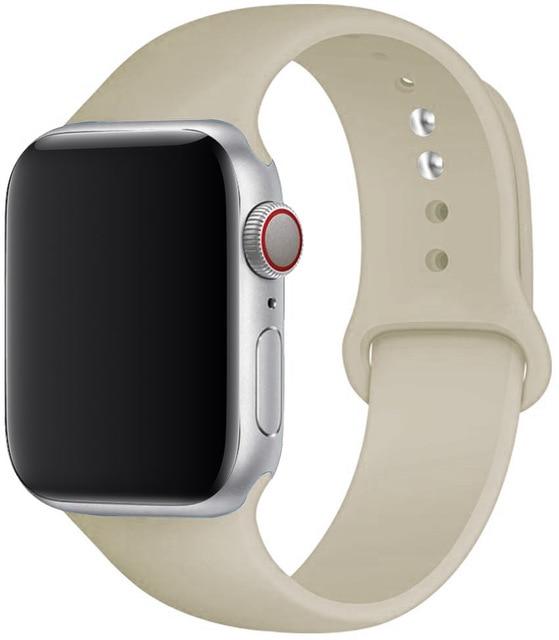 Silicone Strap Apple Watch Bands Compatible with Series 1-6 and SE