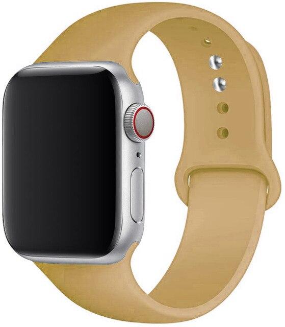 Silicone Strap Apple Watch Bands Compatible with Series 1-6 and SE