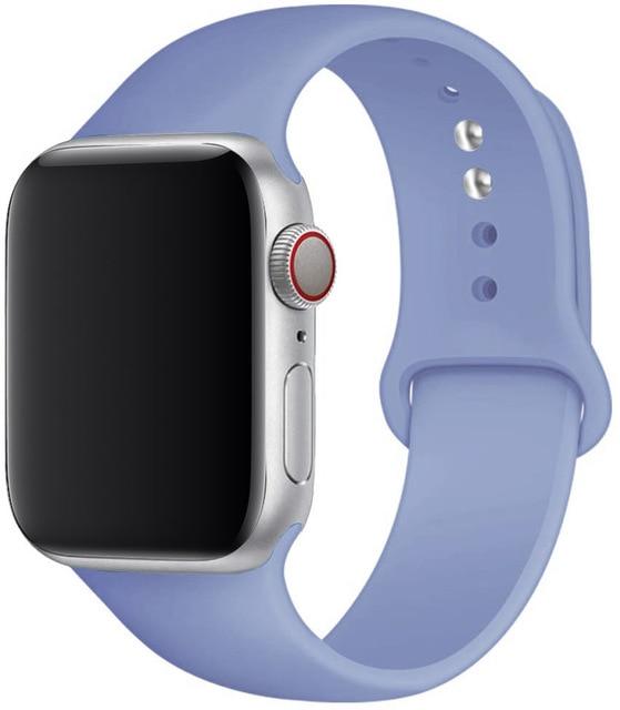 Silicone Strap Apple Watch Bands Compatible with Series 1-6 and SE