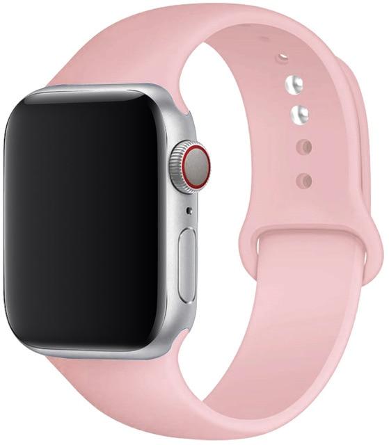Silicone Strap Apple Watch Bands Compatible with Series 1-6 and SE