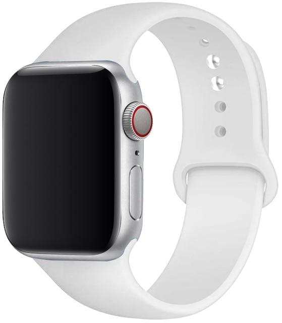 Silicone Strap Apple Watch Bands Compatible with Series 1-6 and SE