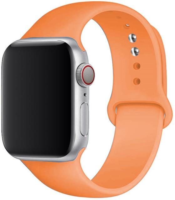 Silicone Strap Apple Watch Bands Compatible with Series 1-6 and SE