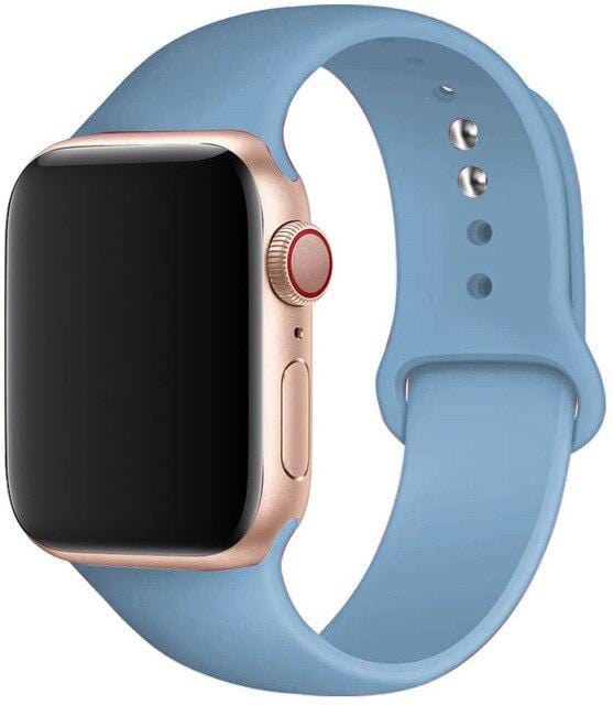 Silicone Strap Apple Watch Bands Compatible with Series 1-6 and SE