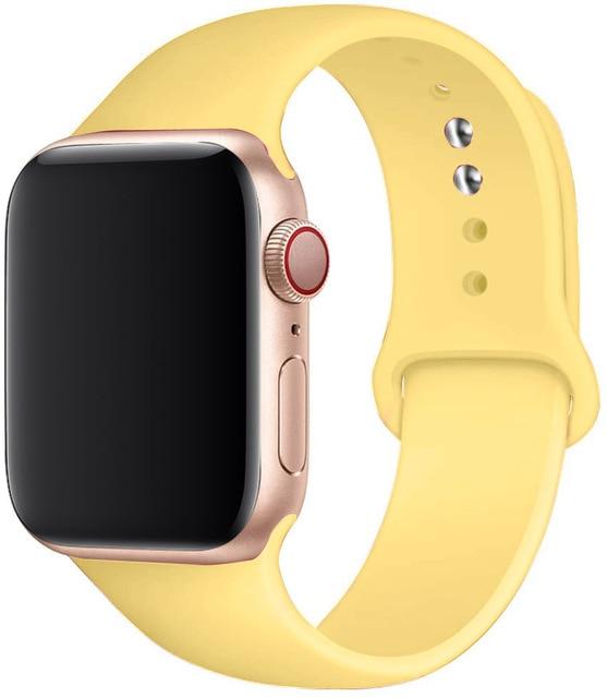 Silicone Strap Apple Watch Bands Compatible with Series 1-6 and SE