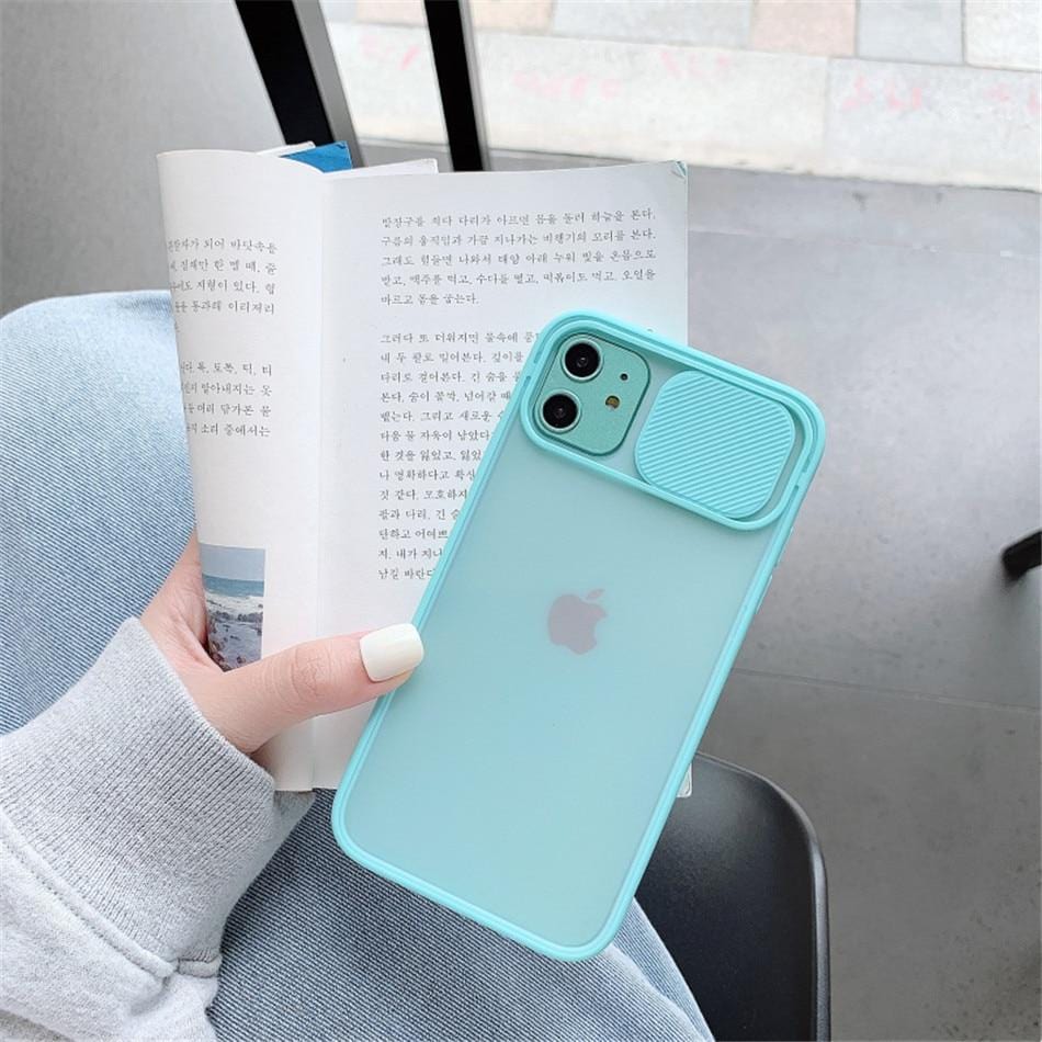 Camera Lens Protection Matte Silicone iPhone Case