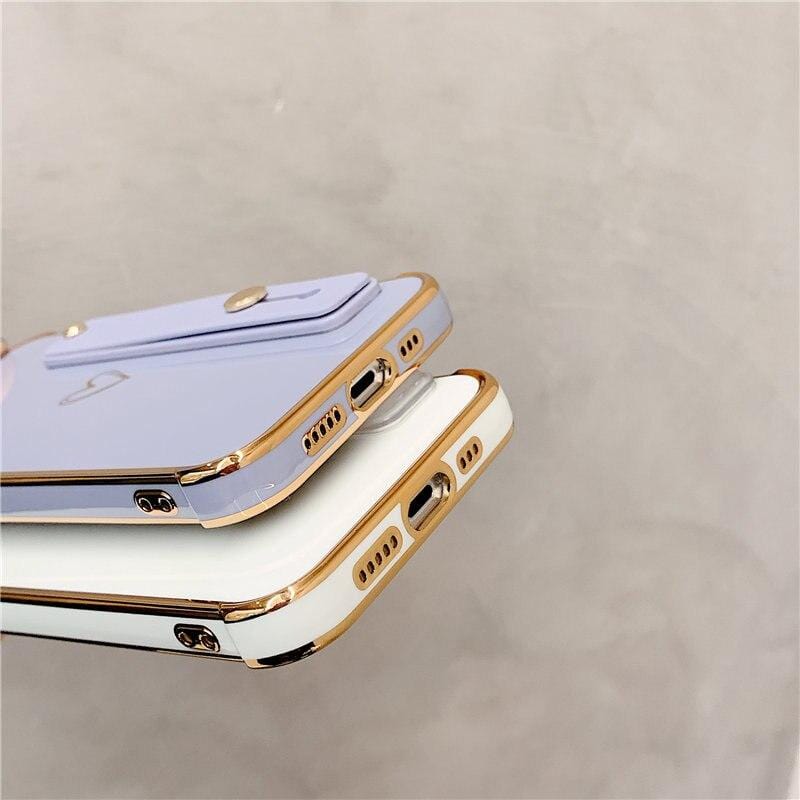 Wrist Strap Electroplated Bumper iPhone Case Apple