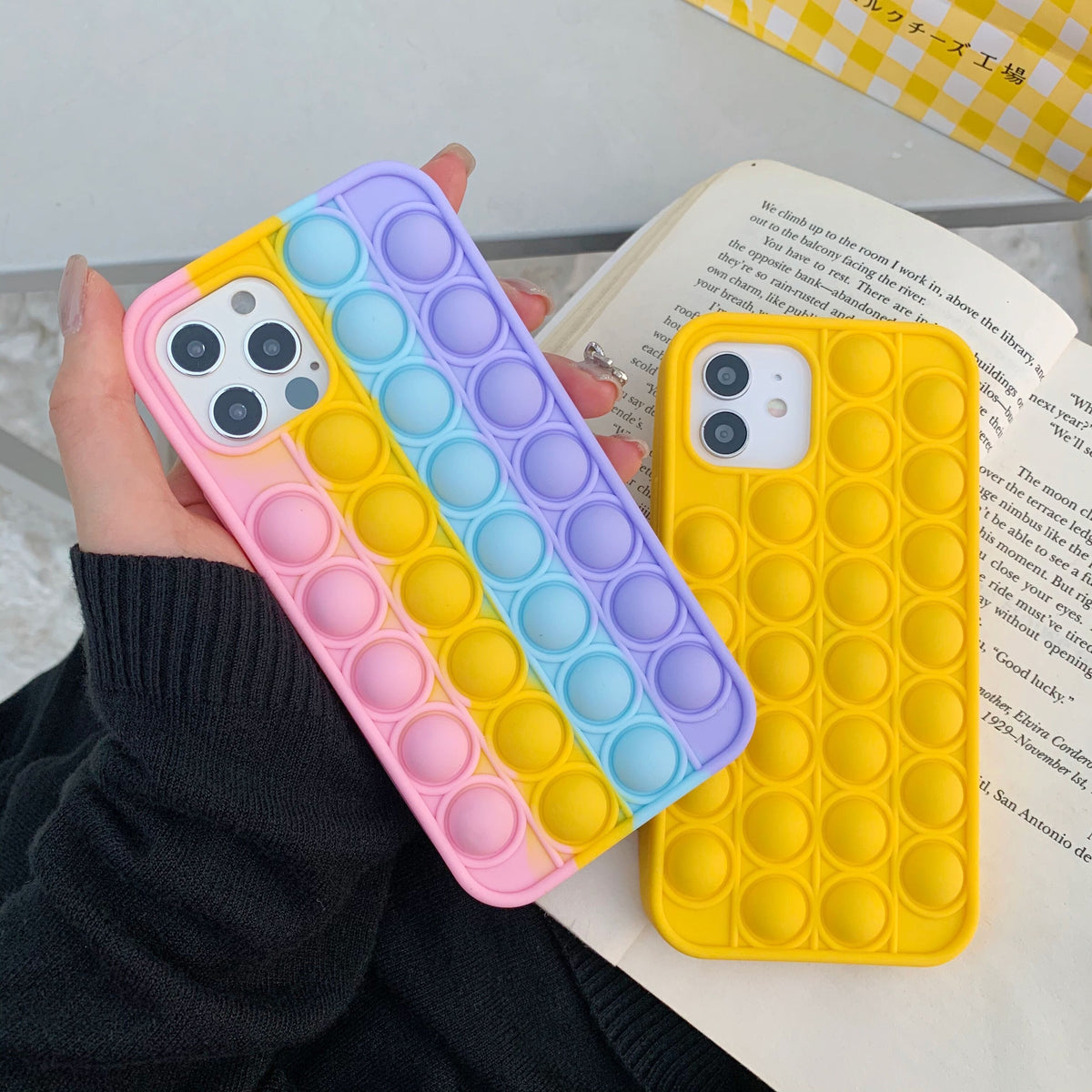 Pop It Fidget High-Quality Soft Silicone iPhone Case