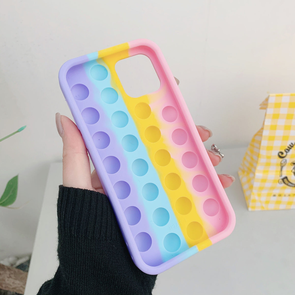 Pop It Fidget High-Quality Soft Silicone iPhone Case