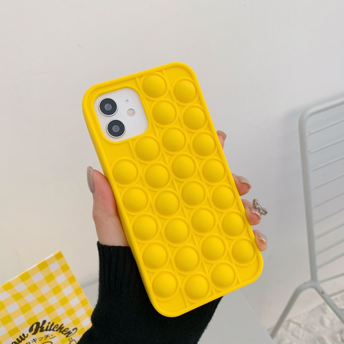Pop It Fidget High-Quality Soft Silicone iPhone Case