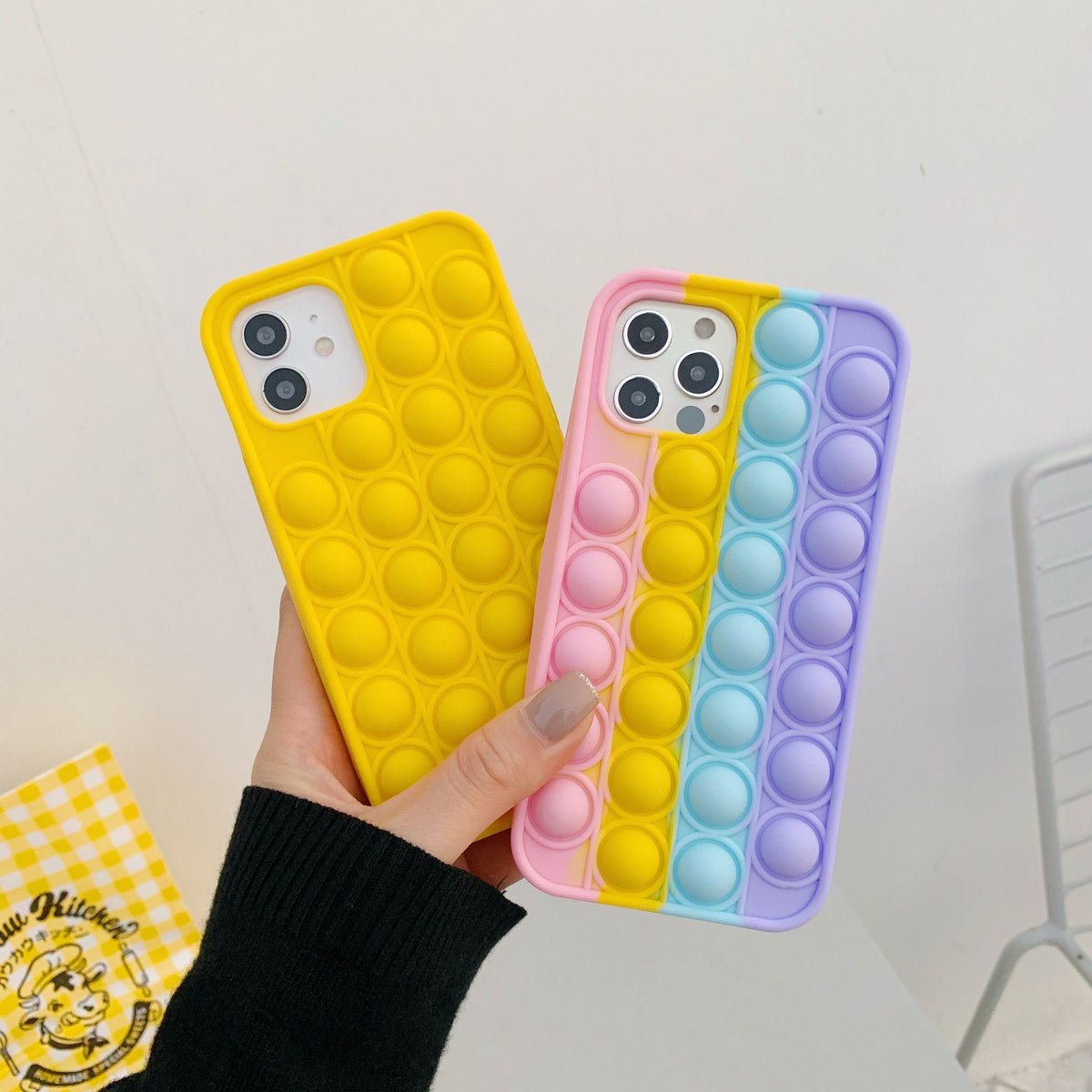 Pop It Fidget High-Quality Soft Silicone iPhone Case