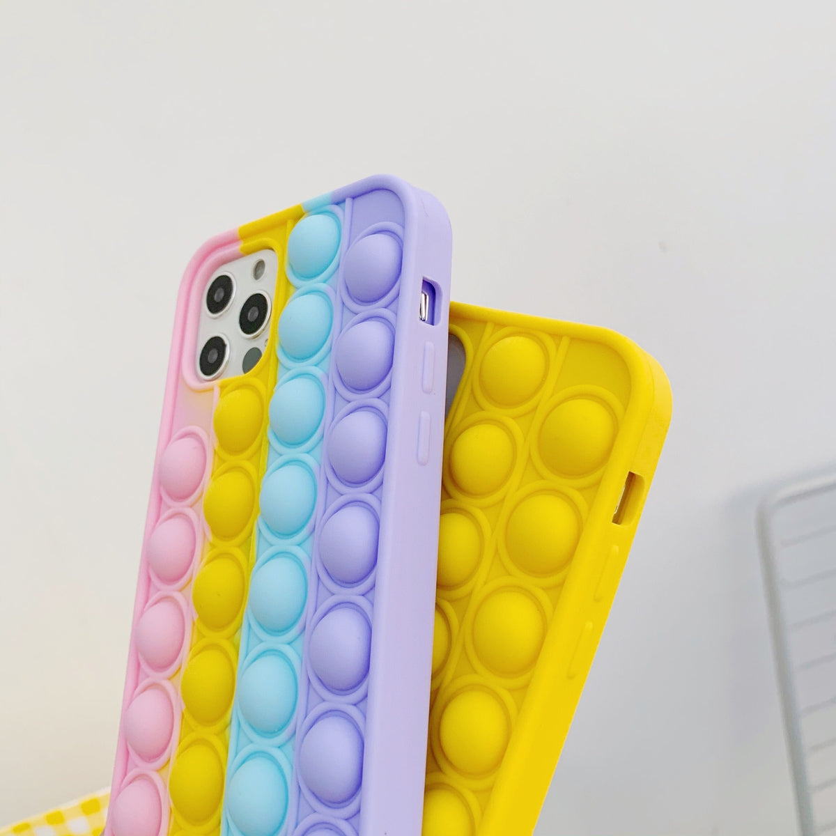 Pop It Fidget High-Quality Soft Silicone iPhone Case