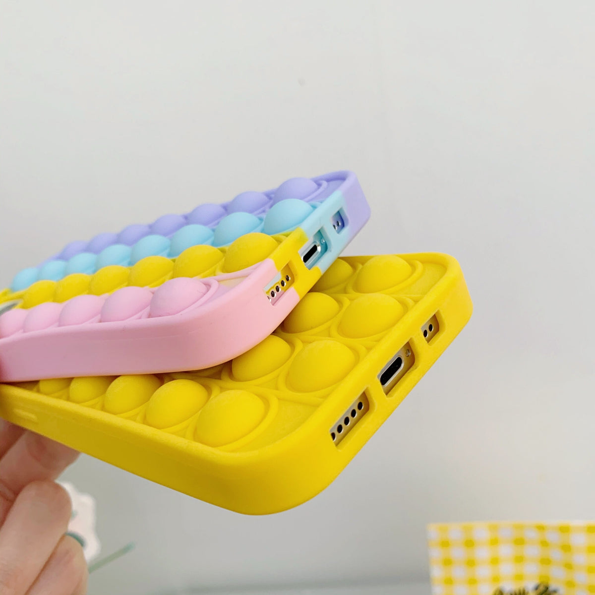 Pop It Fidget High-Quality Soft Silicone iPhone Case