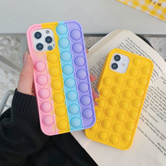 Pop It Fidget High-Quality Soft Silicone iPhone Case