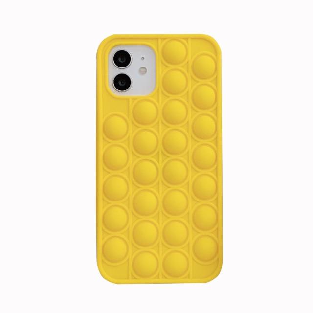 Pop It Fidget High-Quality Soft Silicone iPhone Case