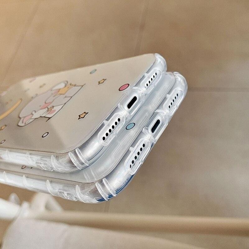 Cartoon Elephant Shockproof iPhone Case Full Body Protective Cover