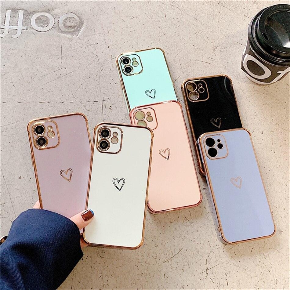 Electroplating Bumper Durable TPU iPhone Case Apple