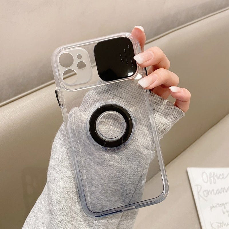 Gradient Camera Protection Soft Silicone iPhone Case