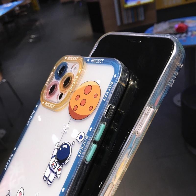 Shockproof Cartoon Astronaut Protective iPhone Case