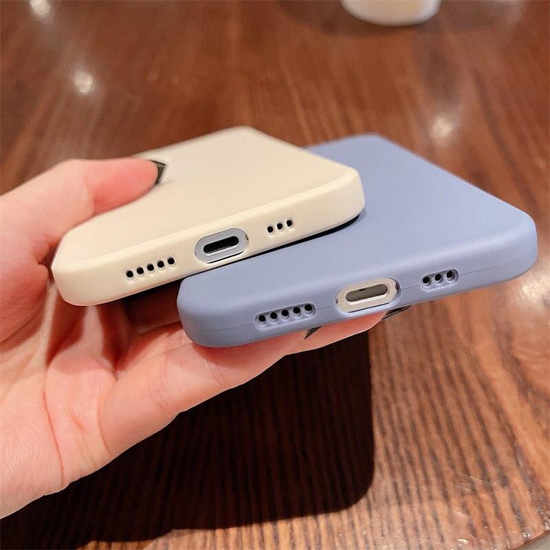 Shockproof Soft Love Heart TPU iPhone Case Apple
