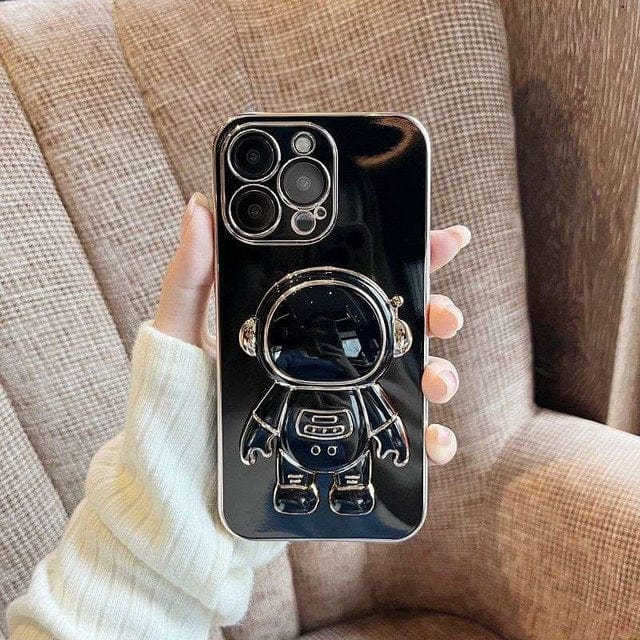 Electroplated Astronaut Folding TPU iPhone Case Apple