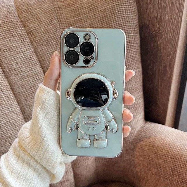 Electroplated Astronaut Folding TPU iPhone Case Apple