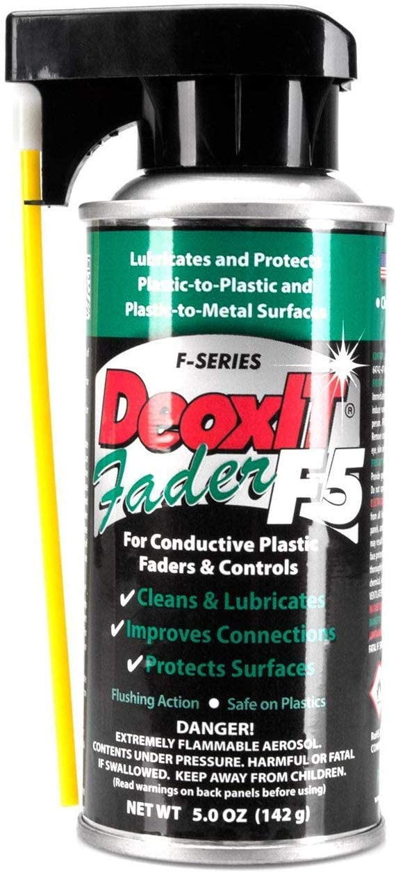 Hosa Caig DeoxIT Conductive Plastic/Carbon Switch Fader Lube Spray F5S-H6