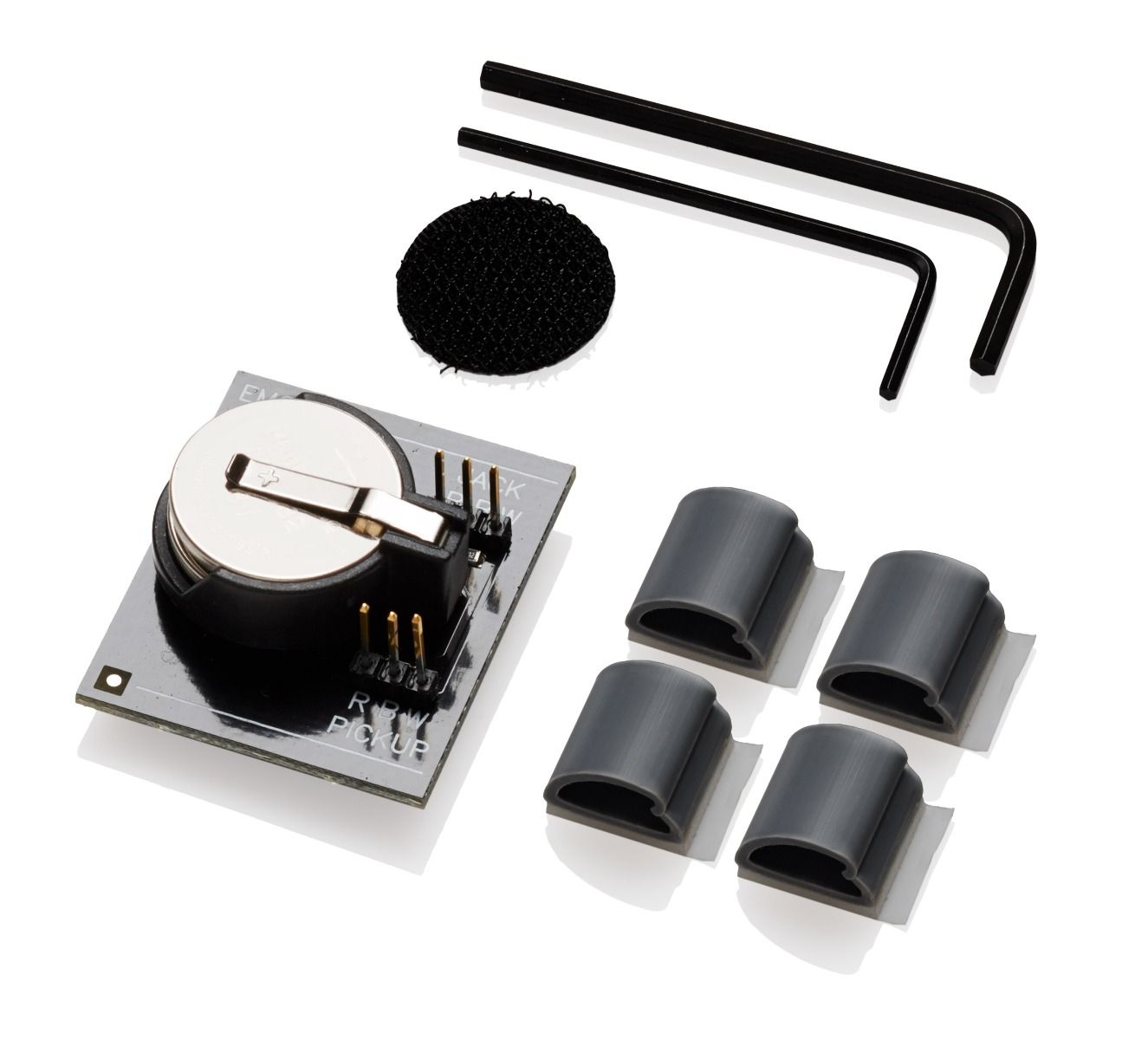 EMG ACS Acoustic Guitar Pickup with Chrome Poles, Ivory-NEW