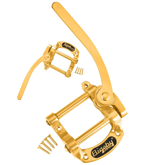 Licenced Bigsby® B50, Gold For flat top solid body guitars