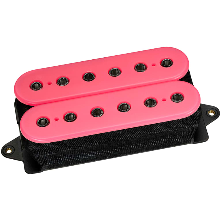 DiMarzio DP158 Evolution Neck Humbucker Pickup - F-spaced Pink with Black Poles -NEW