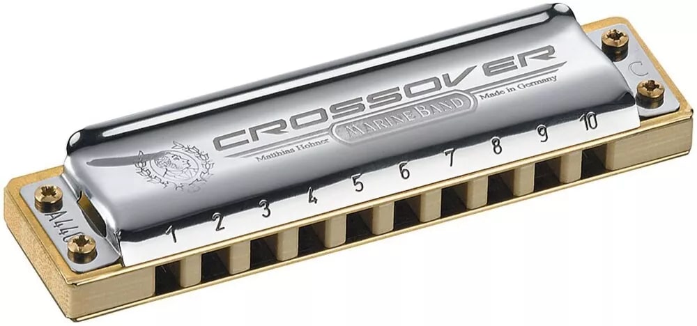 Hohner Marine Band Crossover Harmonica - Key of F, NEW