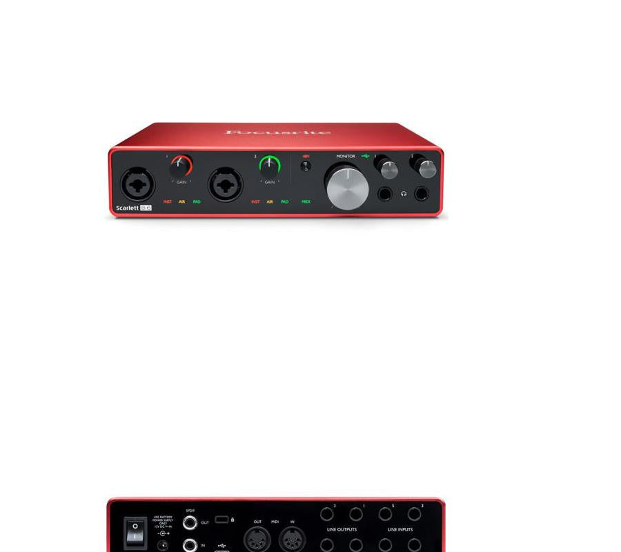 Focusrite Scarlett 8i6 3rd Gen USB Audio Interface - New