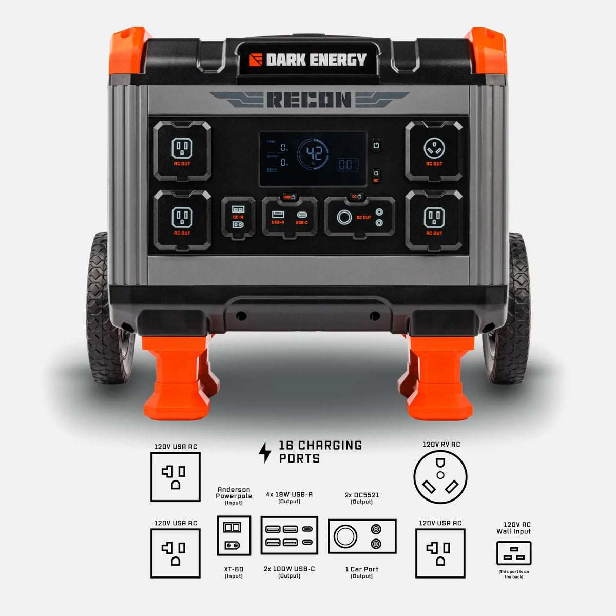 Power Station 2016Wh Recon 2000 Portable Power Station