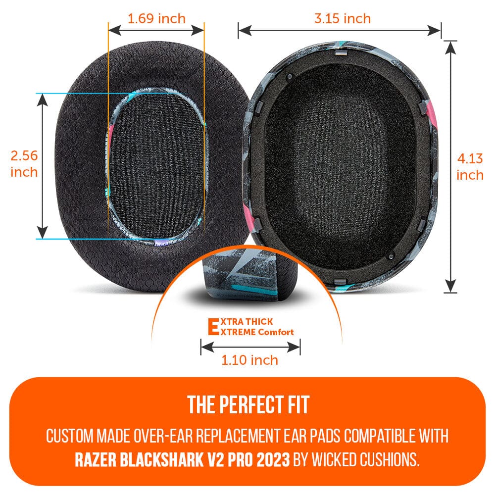 WC FreeZe Cooling Gel Earpads Razer Blackshark V2 2023