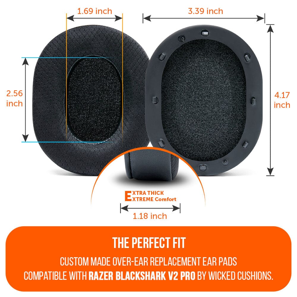 WC FreeZe Cooling Gel Earpads Razer Blackshark V2 Pro PRE 2023 model